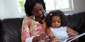 Parent reading to child