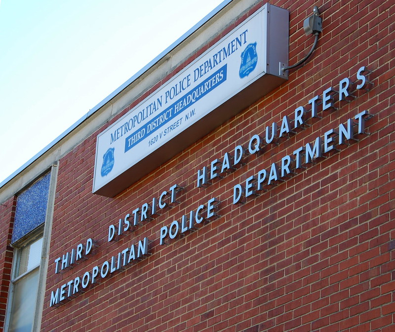 Photo of DC's Metropolitan Police Department Third District HQ