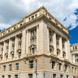 The John A Wilson Building on a sunny day